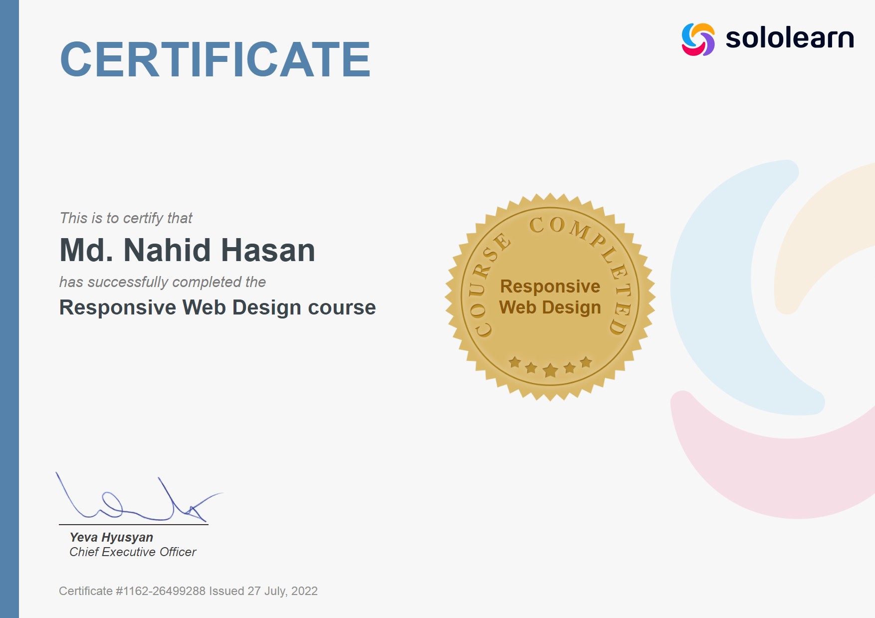 Responsive Web Design course